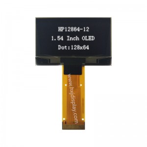 1.54 inch 128×64 oled display panel 24 pin